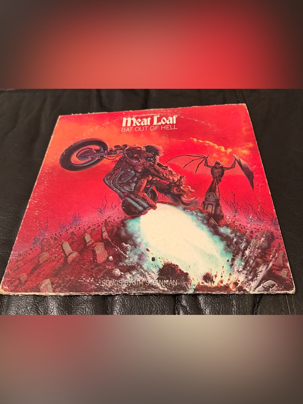 Meat Loaf 1977 Bat out of Hell Epic Records Collectible Vintage Vinyl